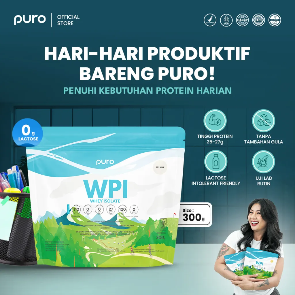 PURO ISOPRO WPI 90 WHEY ISOLATE 300gr