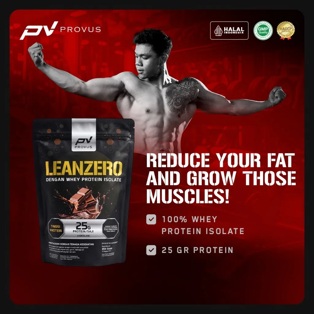Provus Lean Zero 1lb (Whey Protein Isolate + Fat Burner) Whey Protein