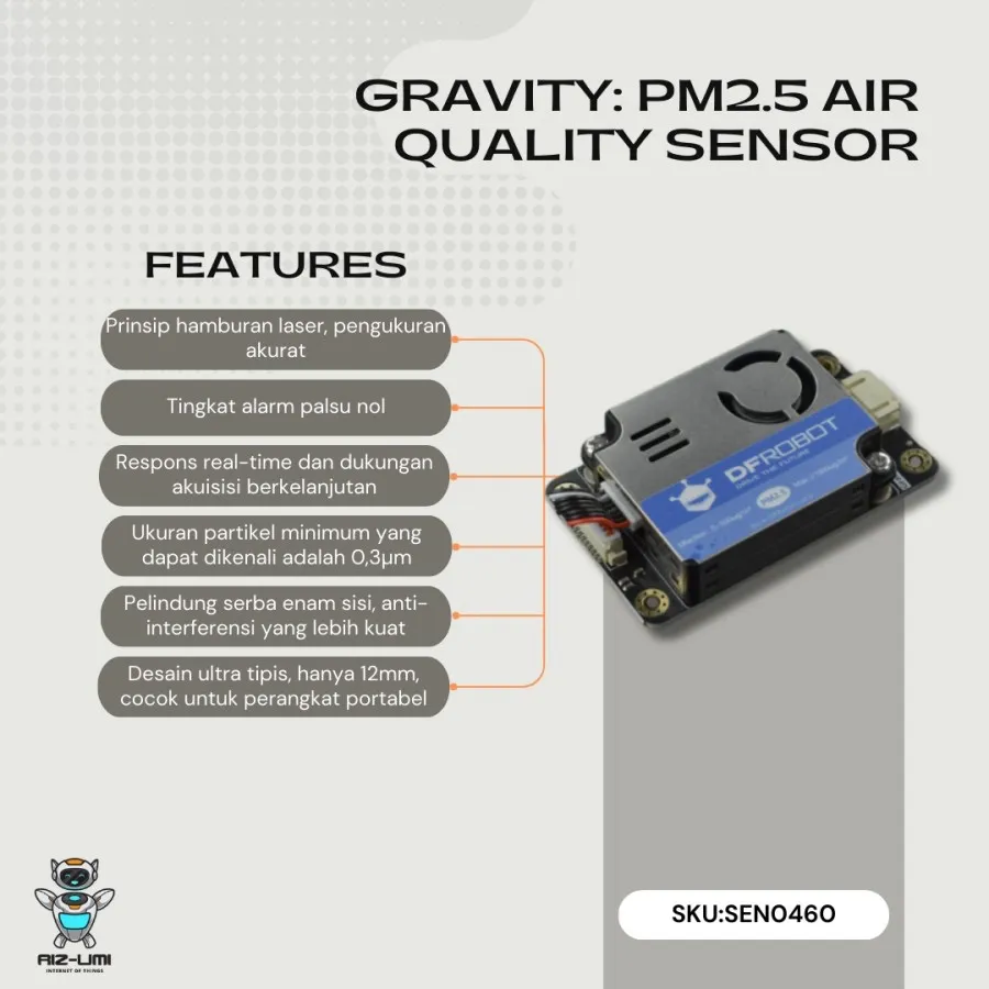 DFRobot Gravity : PM2.5 Air Quality Sensor