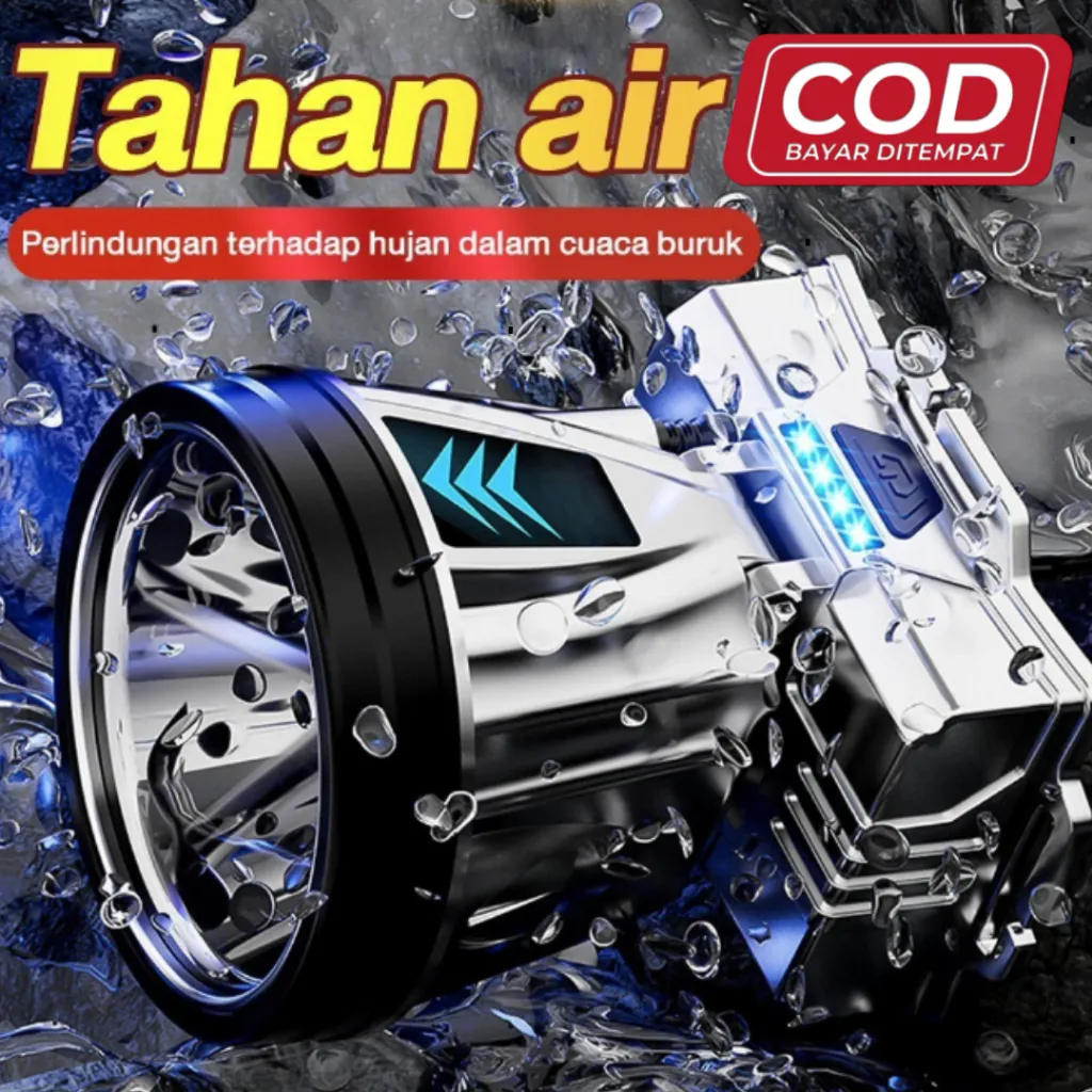 SENTER KEPALA SUPER TERANG BERKWALITAS/Lampu Kepala LED Tahan Air dengan Sensor Gerak dan Baterai Tahan Lama HIGH QUALITY