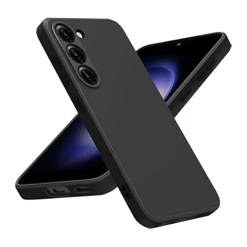 Hans- Case ULTRAFIT Black SAMSUNG A57 A37 A27 A17 A07 A56 A36 A26 A16 A06 A55 A35 A15 A25 A54 A34 A24 SoftCase SLIM Tipis Soft Hitam Matte Doff Anti Glare Minyak Silicone Silikon Protecth Camera Pelindung Kamera full cover TPU kesing casing hp Plus 4G 5G
