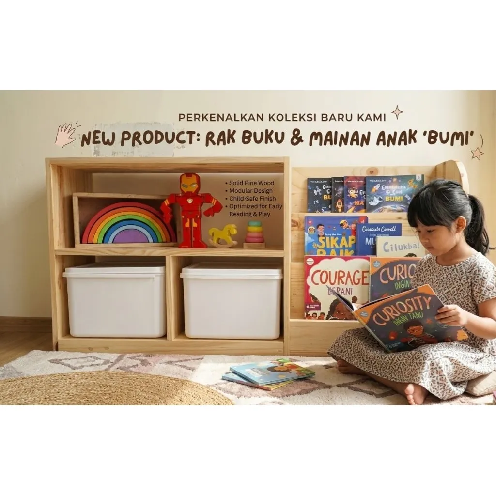 Rak buku Rak mainan rak custom
