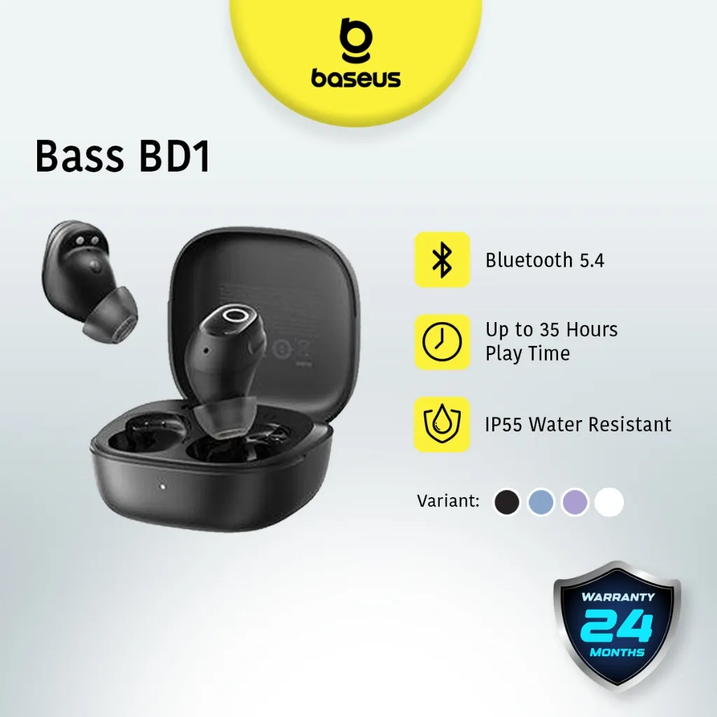 Baseus Bass BD1 Mini TWS True Wireless Earbuds Bluetooth Earphone