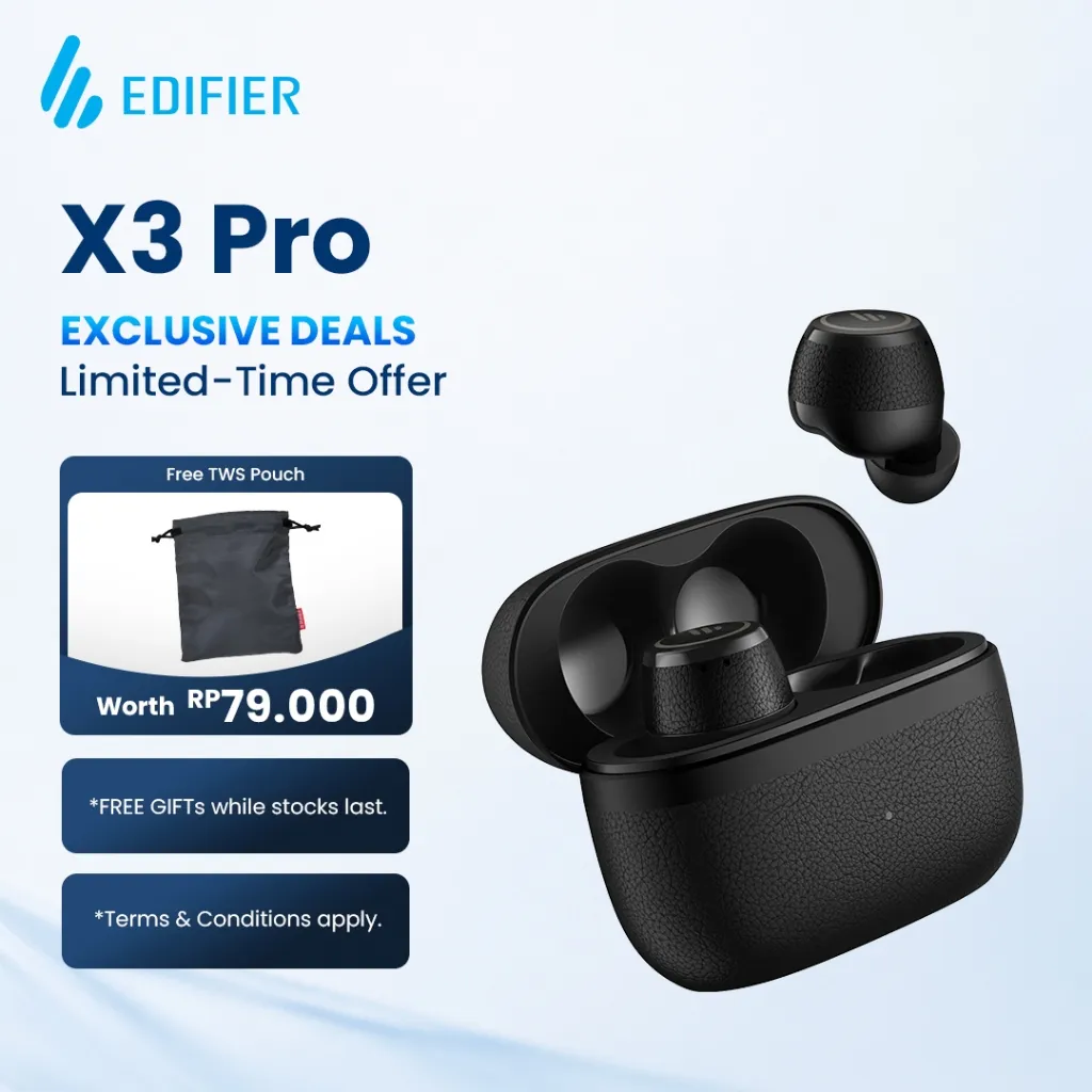 EDIFIER X3 PRO / T30 True Wireless Earbuds with Active Noise Cancellation