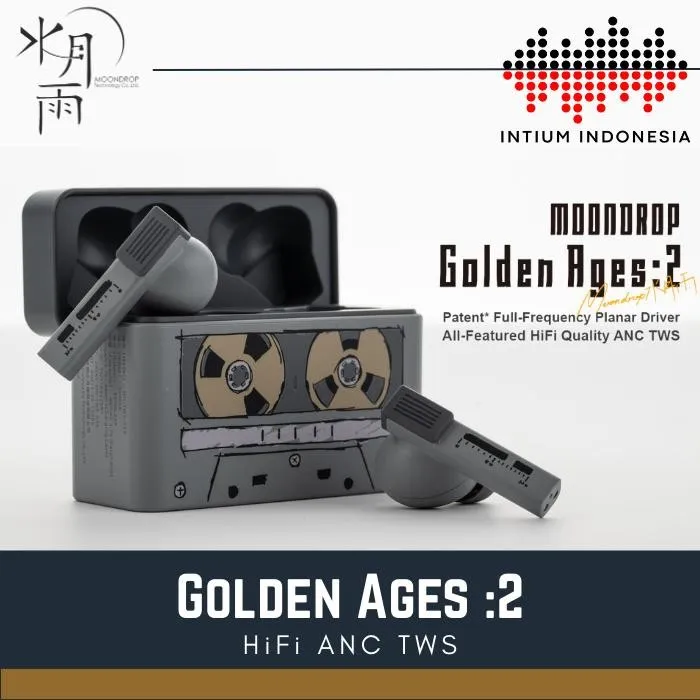 Moondrop Golden Ages 2 HiFi LDAC ANC True Wireless Earphone TWS