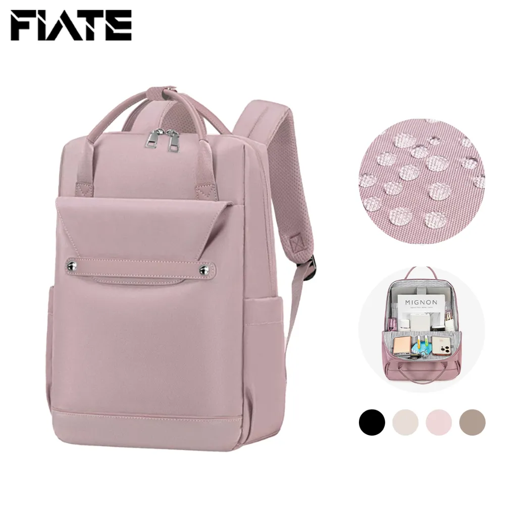 FLATE Tas Ransel Wanita Tas Laptop 14 Inch Anti Air Kapasitas Besar