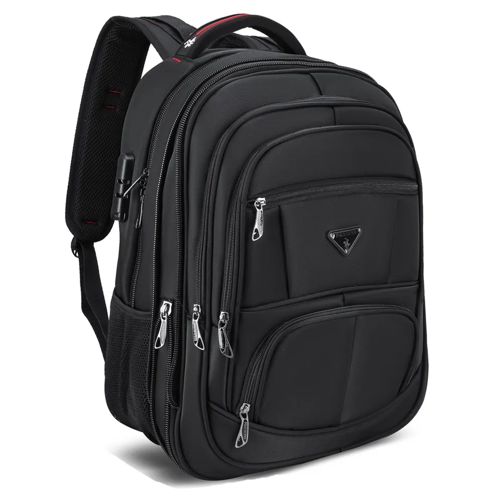 POLO SUPER Tas Pria Ransel Laptop 20 inc Expanding Jumbo Size Ransel Mudik Import Tas Travel Polo