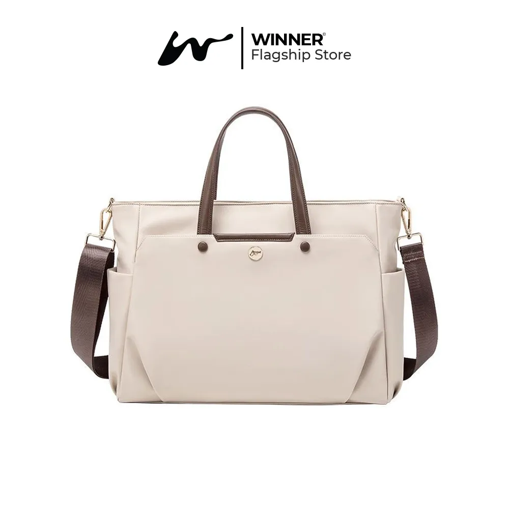 WINNER Tas Laptop 16 inch Bahu Selempang Nilon Anti Air Wanita (T14-003K)