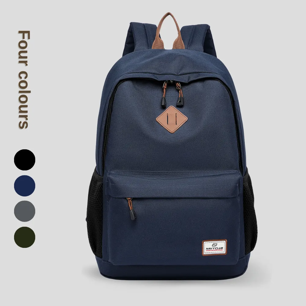 Navy Club Tas Ransel Laptop Kasual Tas Punggung Tas Laptop Trendy EIBB Backpack Up To 14inch