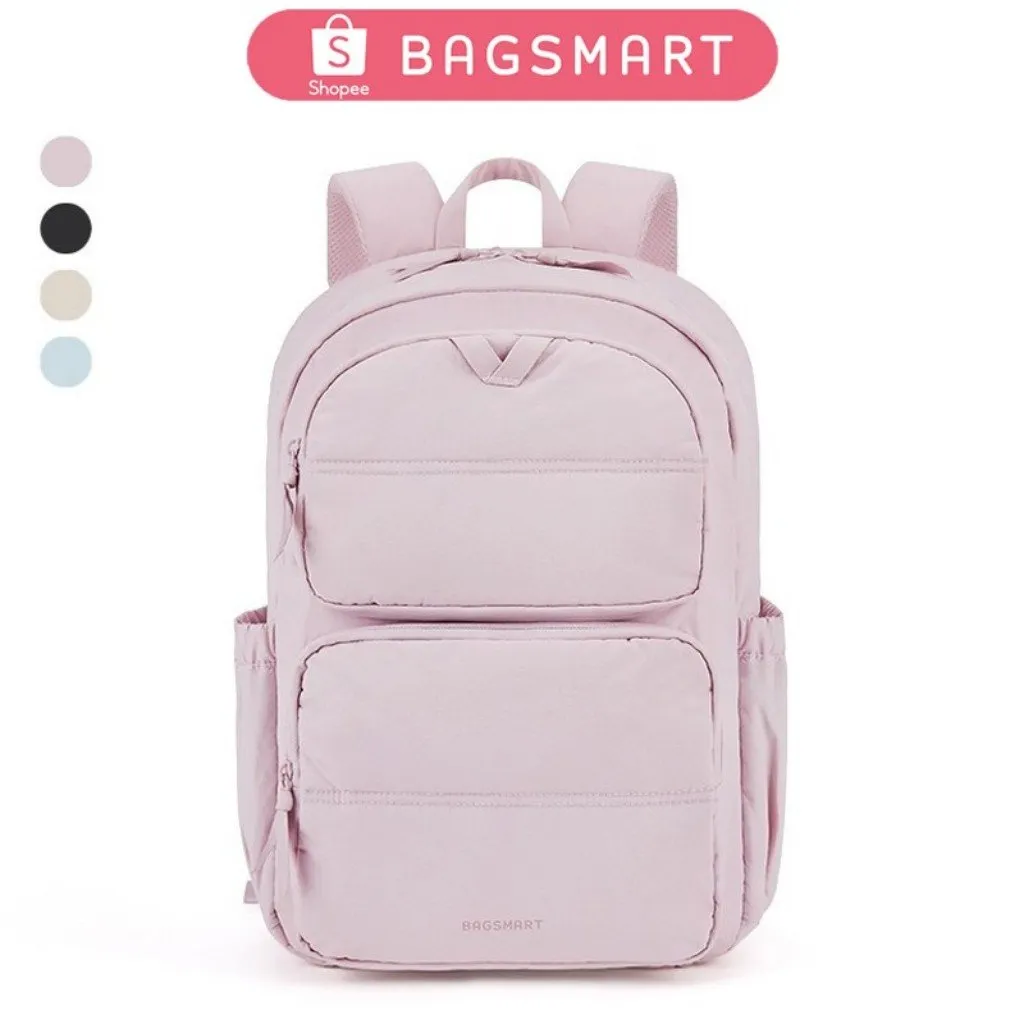 BAGSMART Fashion Laptop Backpack 15.6Inch Waterproof Large Casual Daypack College SchoolBookBag