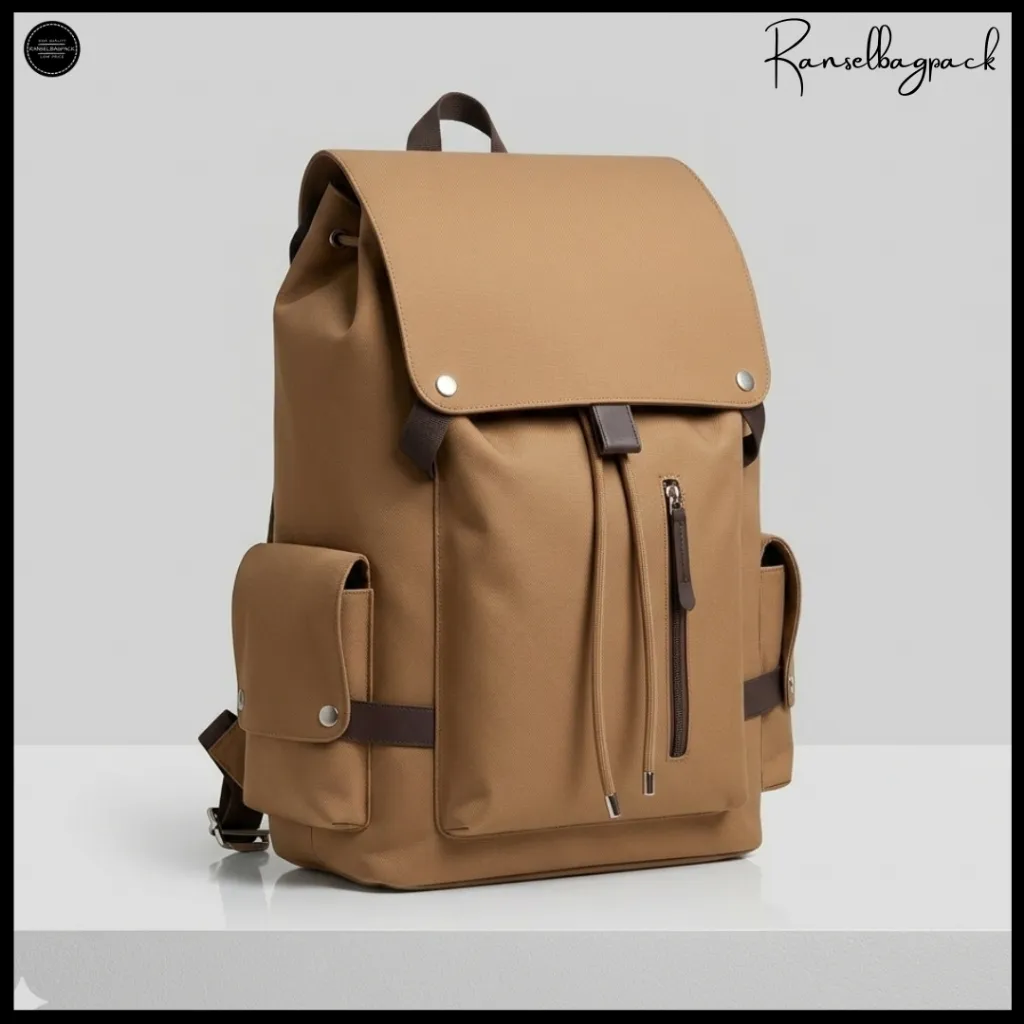 POLO FELIX Ransel Backpack Series Kanvas Polos Kapasitas Besar Muat Laptop15'6 Inch Tas Sekolah Smp Sma Smu Kuliah