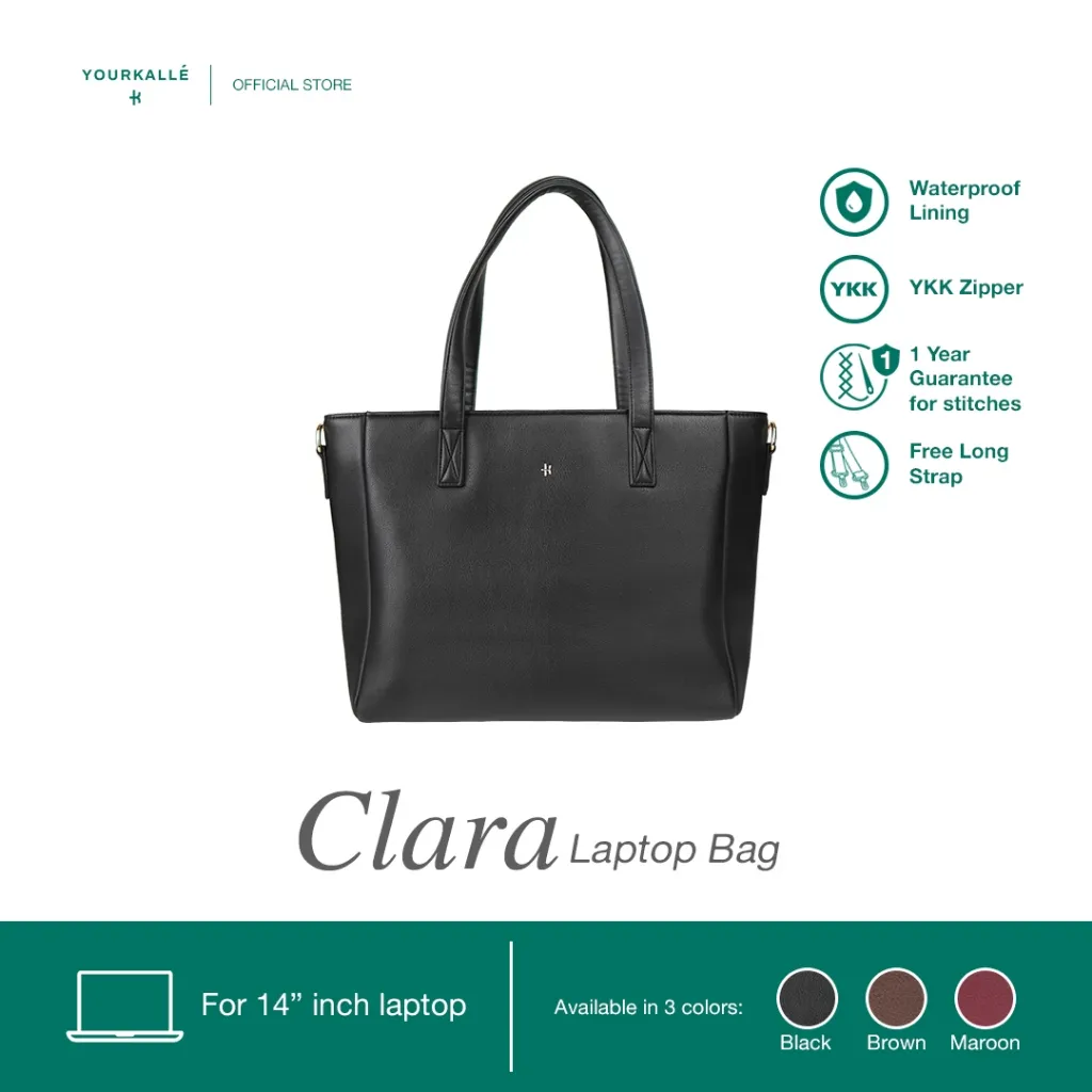 YOURKALLE Clara | Tas Laptop Wanita 14 inch Premium