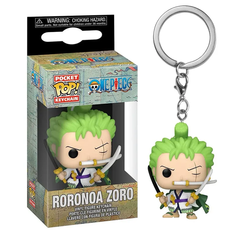 MYCOLLECTIONSID FUNKO POCKET POP KEYCHAIN GANTUNGAN KUNCI ONE PIECE RORONOA ZORO