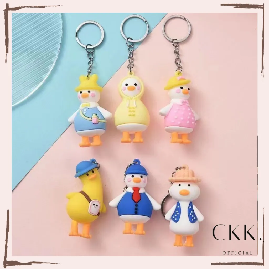 ~ CKK ~   Gantungan Kunci Profession Duck Keychain/Gantungan Karakter Bebek