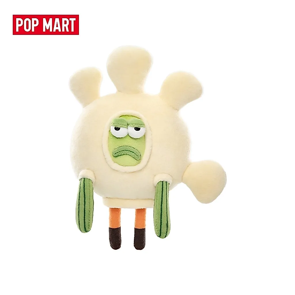 POP MART Residents of Bikini Bottom - Whimsical Plush Part 2 Pendant Keychain Blind Box SpongeBob Action Figures Birthday Gift Kid Toys