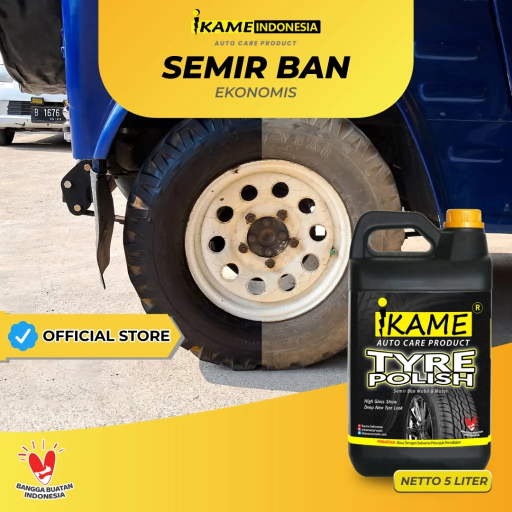 SEMIR BAN MOTOR MOBIL 5 LITER EKONOMIS BERKUALITAS