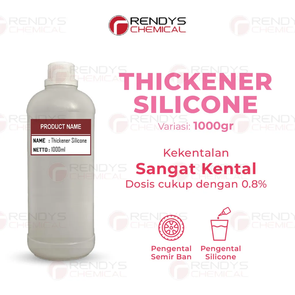 Thickener Silicone (THK) / Pengental Silikon / Pengental Semir Ban - 1 Kg
