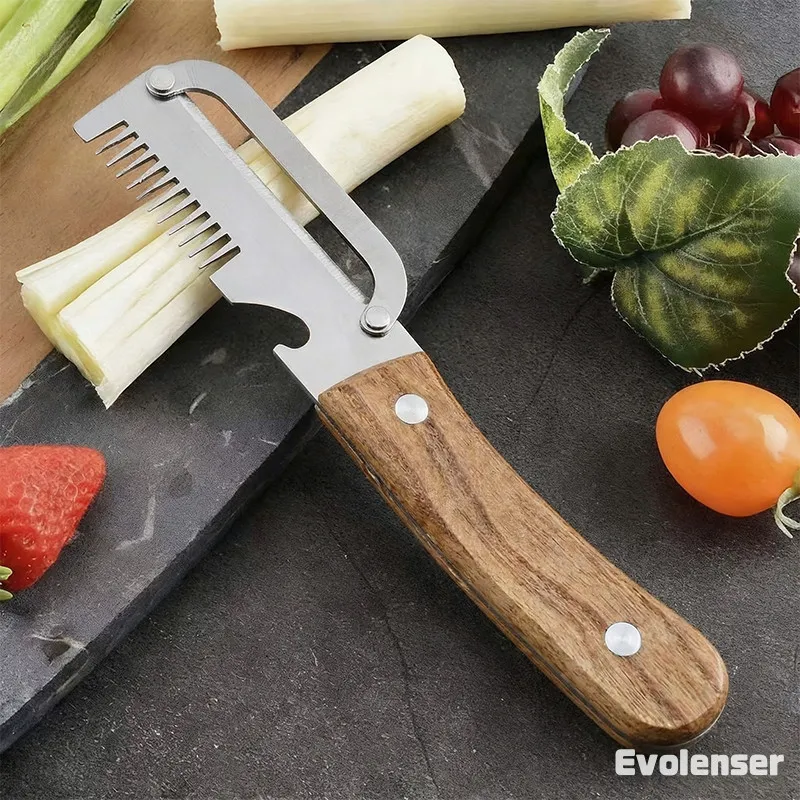 PISAU PENGUPAS MULTIFUNGSI - Stainless Steel Peeler 3in1 /Alat pemotong Iris daun bawang dari baja tahan karatPISAU PENGUPAS MULTIFUNGSI - Stainless Steel Peeler 3in1 /Alat pemotong Iris daun bawang dari baja tahan karat EVO
