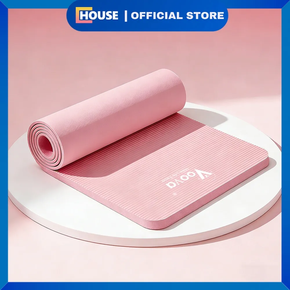 UHOUSE Matras Friendly Yoga Mat Anti Slip Tebal Premium Matras Olahraga Sport & Pilates Mat | Gym Mat