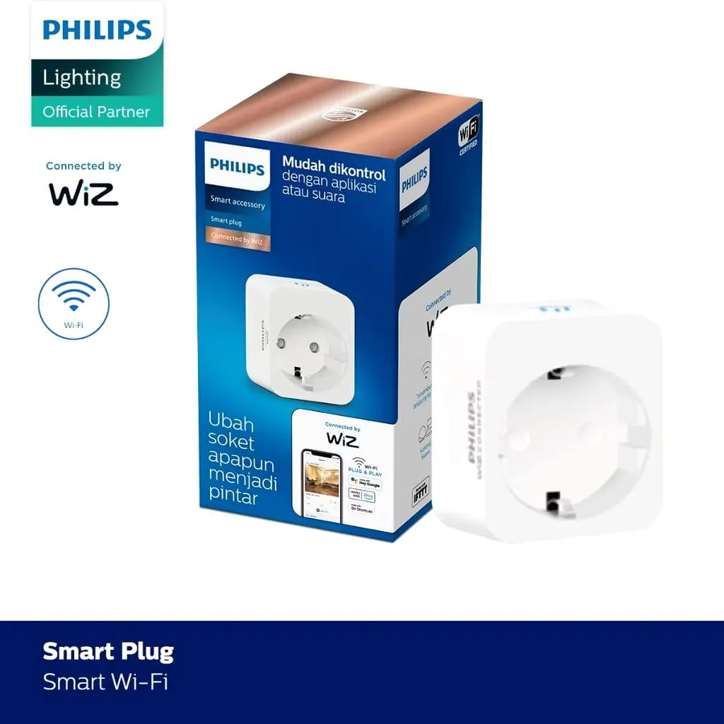 Philips Wifi Smart Plug, Smart Plug, Colokan Pintar, WiFi Smart Plug, Smart Plug Wifi, Stop Kontak Wifi