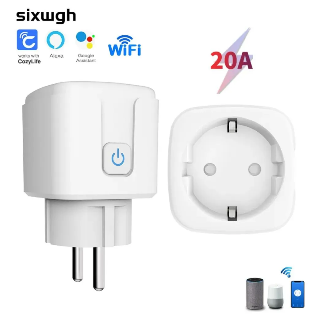 smart plug colokan wifi 20A socket listrik pintar stop kontak steker charger ev prime tuya bardi smartlife
