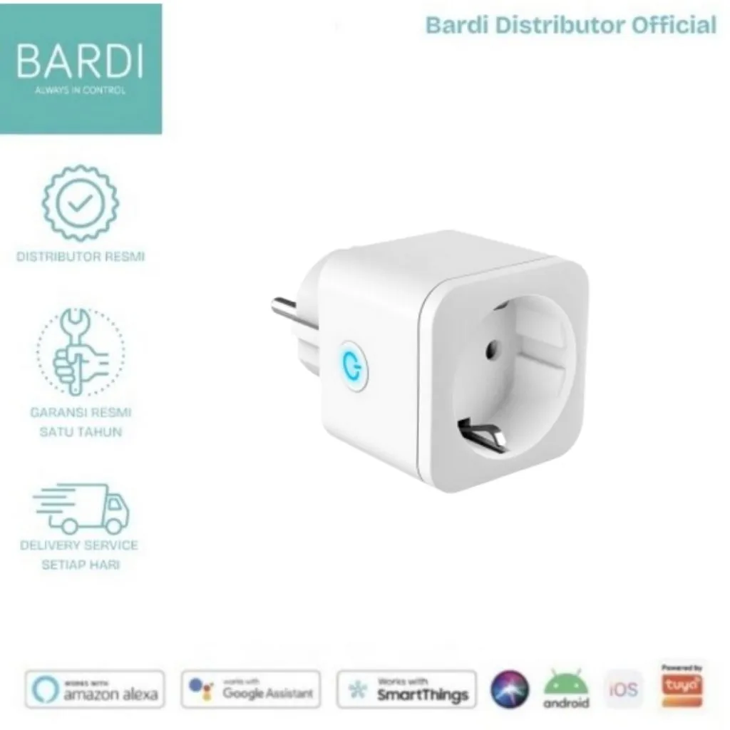 BARDI SMART PLUG WIFI COLOKAN WIRELESS - IOT SMART HOME