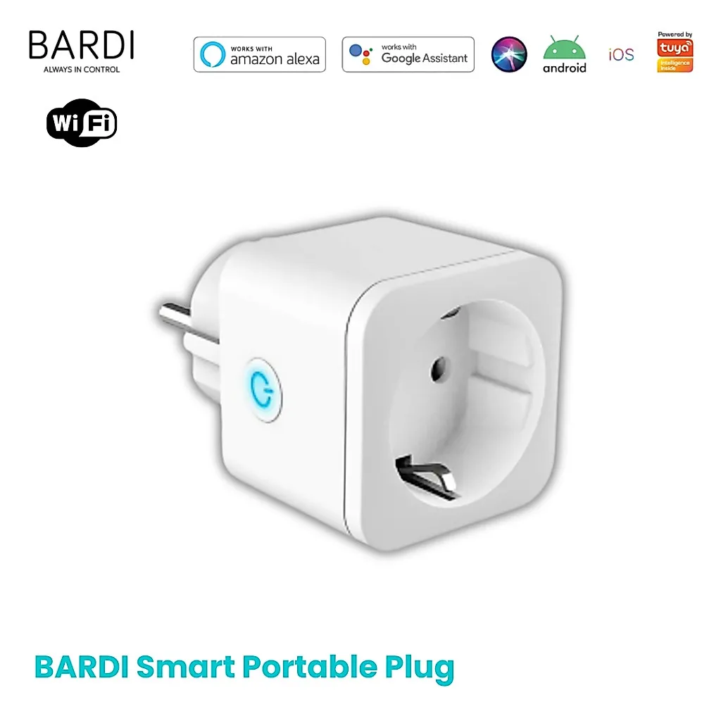 [BEST SELLER] BARDI Smart Plug Wifi Wireless Colokan - IoT Smart Home Colokan Steker