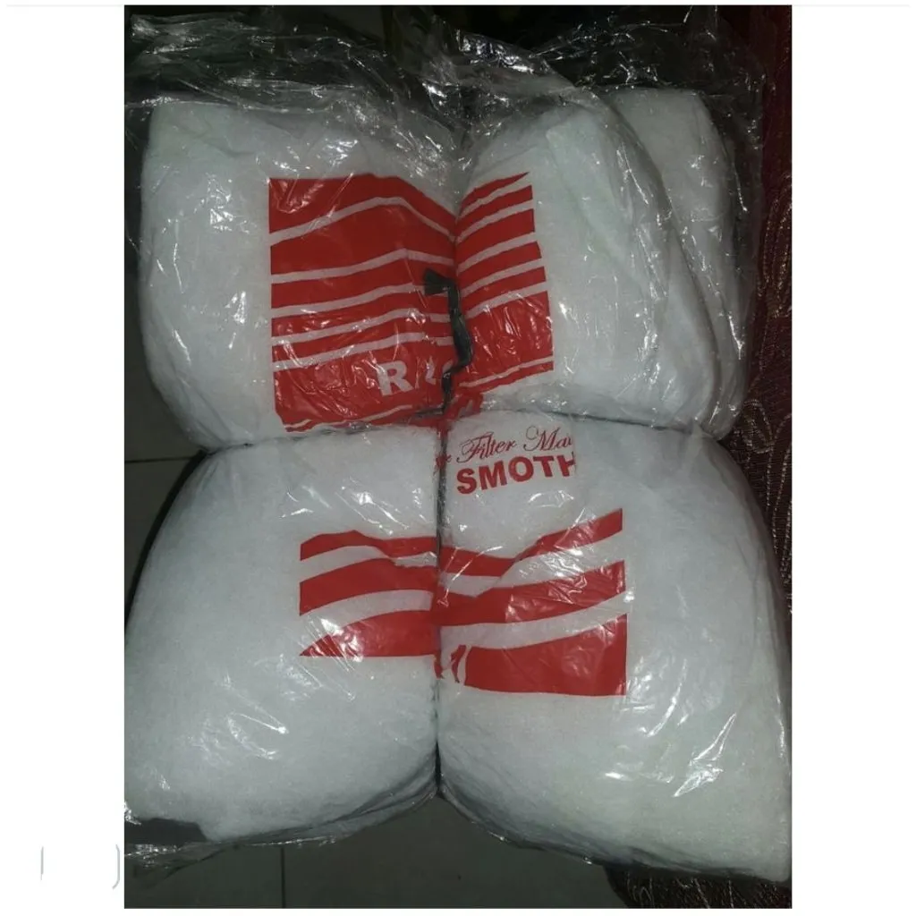 Busa dakron kapas filter air dan aquarium ukuran 1x1meter ketebalan medijm