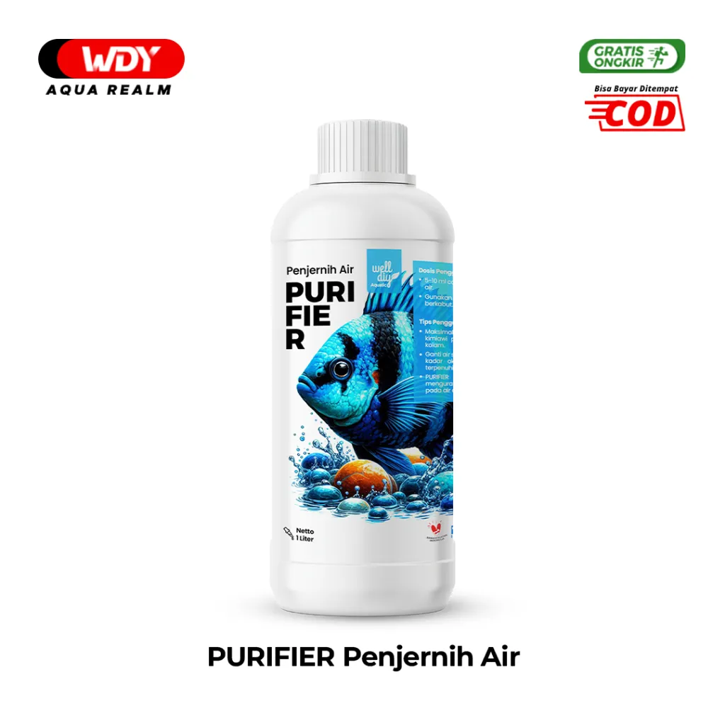 PURIFIER Penjernih Air Aquarium Aman Untuk Ikan 1L