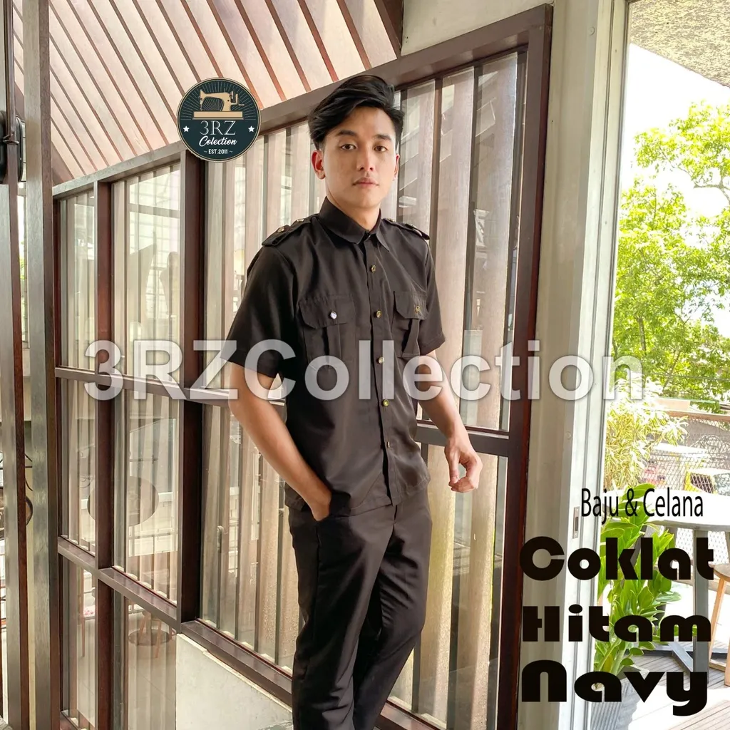 Seragam safari Baju safari Setelan safari security safari satpam Safari Lengan pendek Lengan panjang Seragam Guru Baju Guru Seragam Pns Navy Seragam Satpam Terbaru