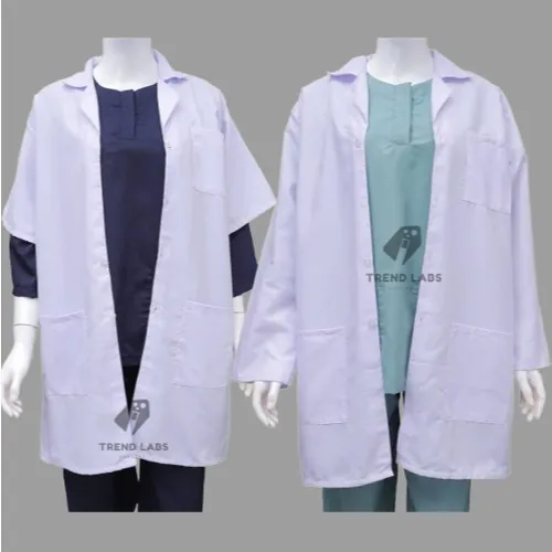 JAS LABORAT / JAS LAB / BAJU LABORAT / PAKAIAN PUTIH UNTUK LABORATORIUM