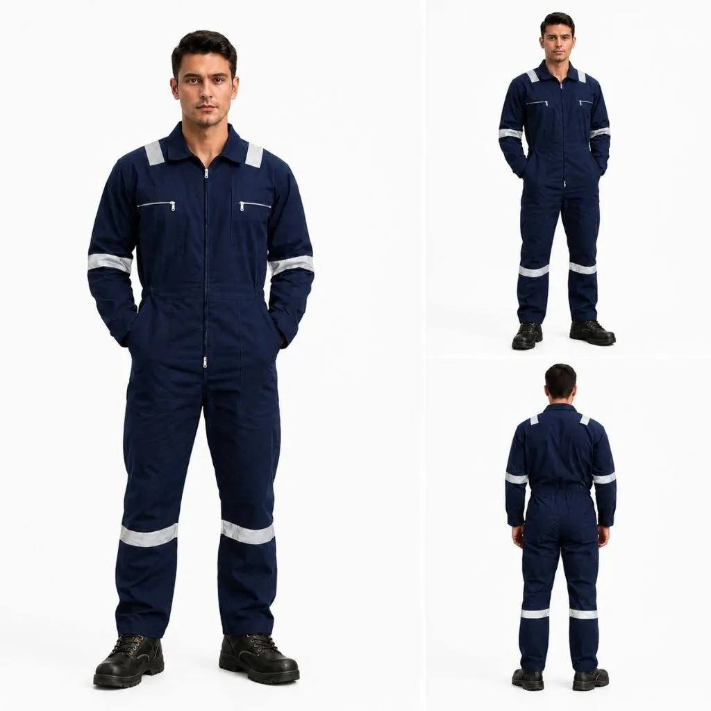 Wearpack Safety Ripstop Premium | Baju Kerja Coverall Proyek Tambang Bengkel Engineering Pria M-3XL