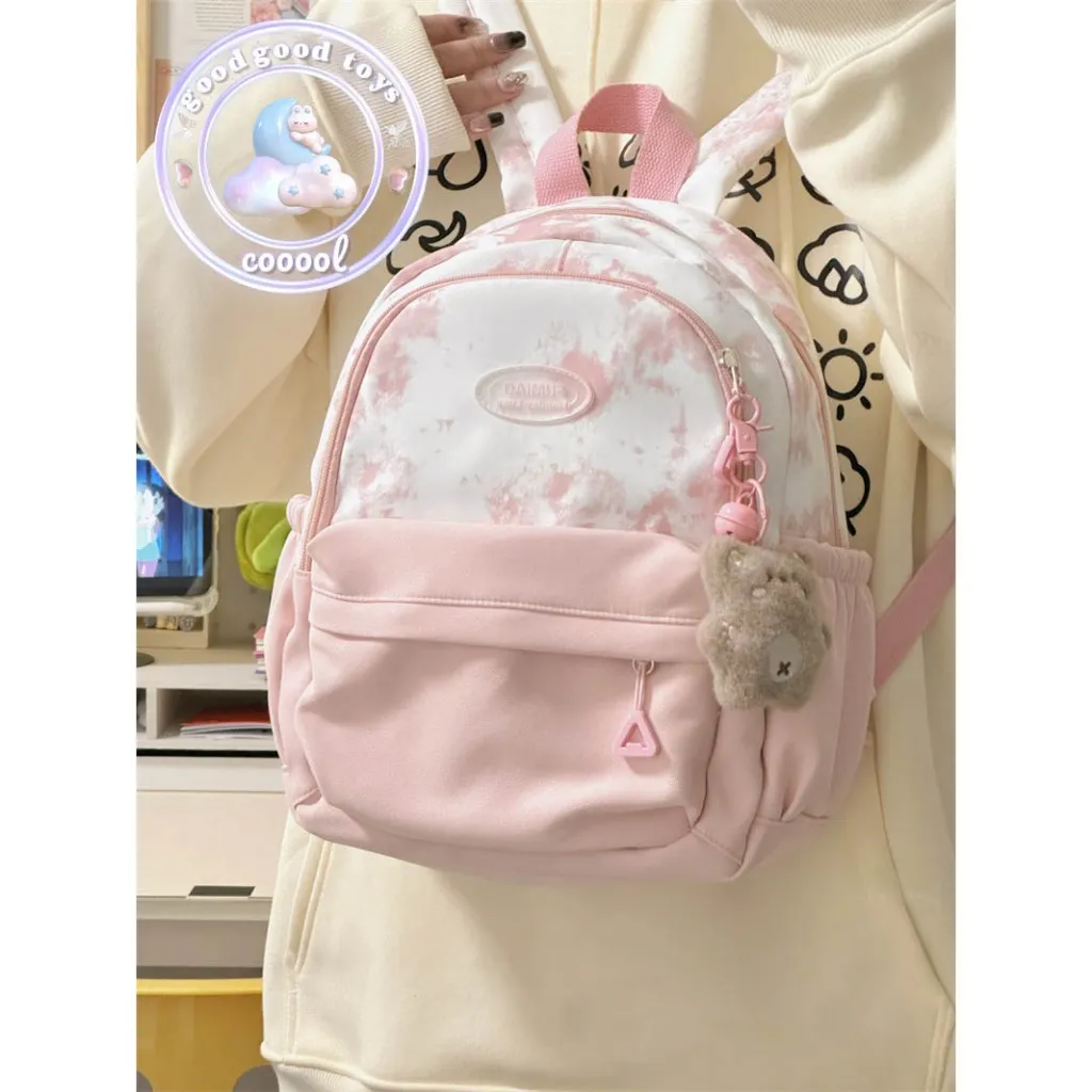 [COD] Tas Sekolah Wanita Pink Tas bahu ins Jepang korea import fashion lucu Wanita ransel wanita korean style tas ransel siswa kecil tas aesthetic korean style sekolah tas punggung wanita korean style tas sekolah aesthetic korean style cantik backpack
