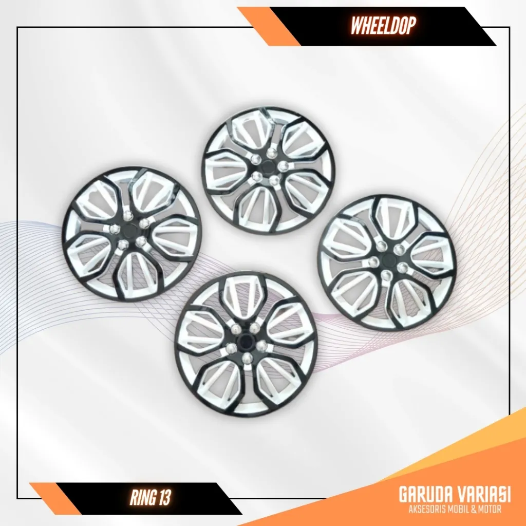 Wheeldop Ring 13 Tutup Roda Velg Mobil Dop Cover Mobil Whelldop Wildop Welldop Mobil