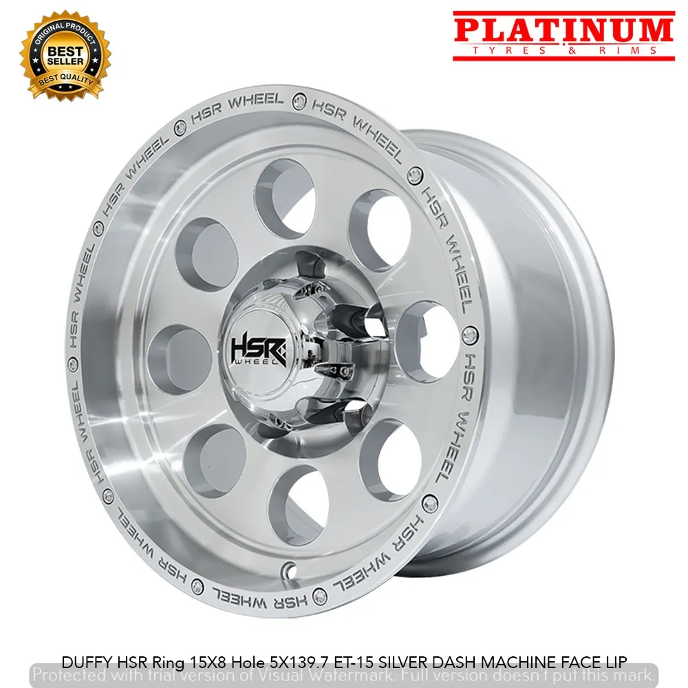 VELG HSR WHEEL DUFFY RING 15 LOBANG 5X139,7 LEBAR 8 SMF VELG MOBIL JIMNY ESCUDO DLL