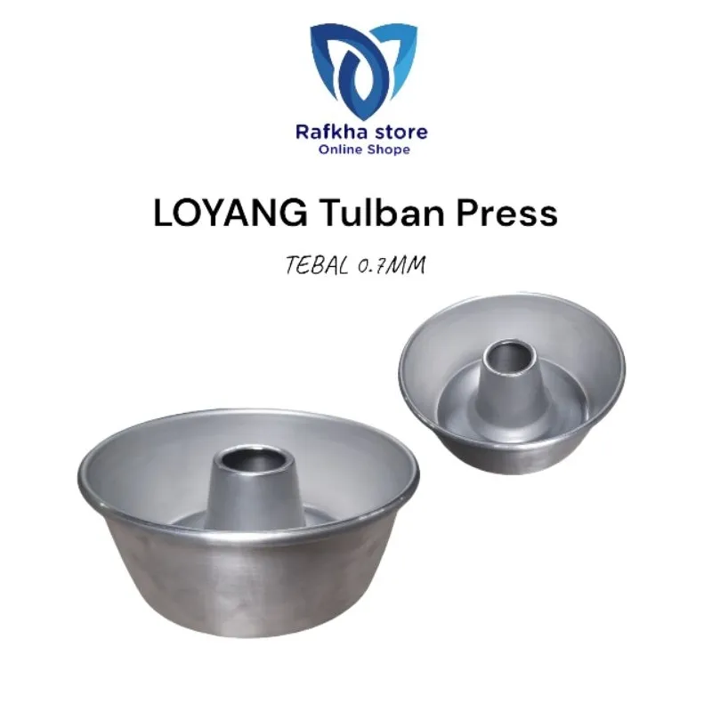 loyang tulban press bahan tebal 0.7mm size 16 18 18 20 22 24 cm