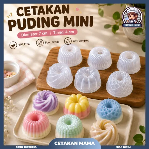 24 pcs Mix 6 motif cetakan loyang ager ager jelly cetakan coklat cetakan kue cetakan kukus termurah