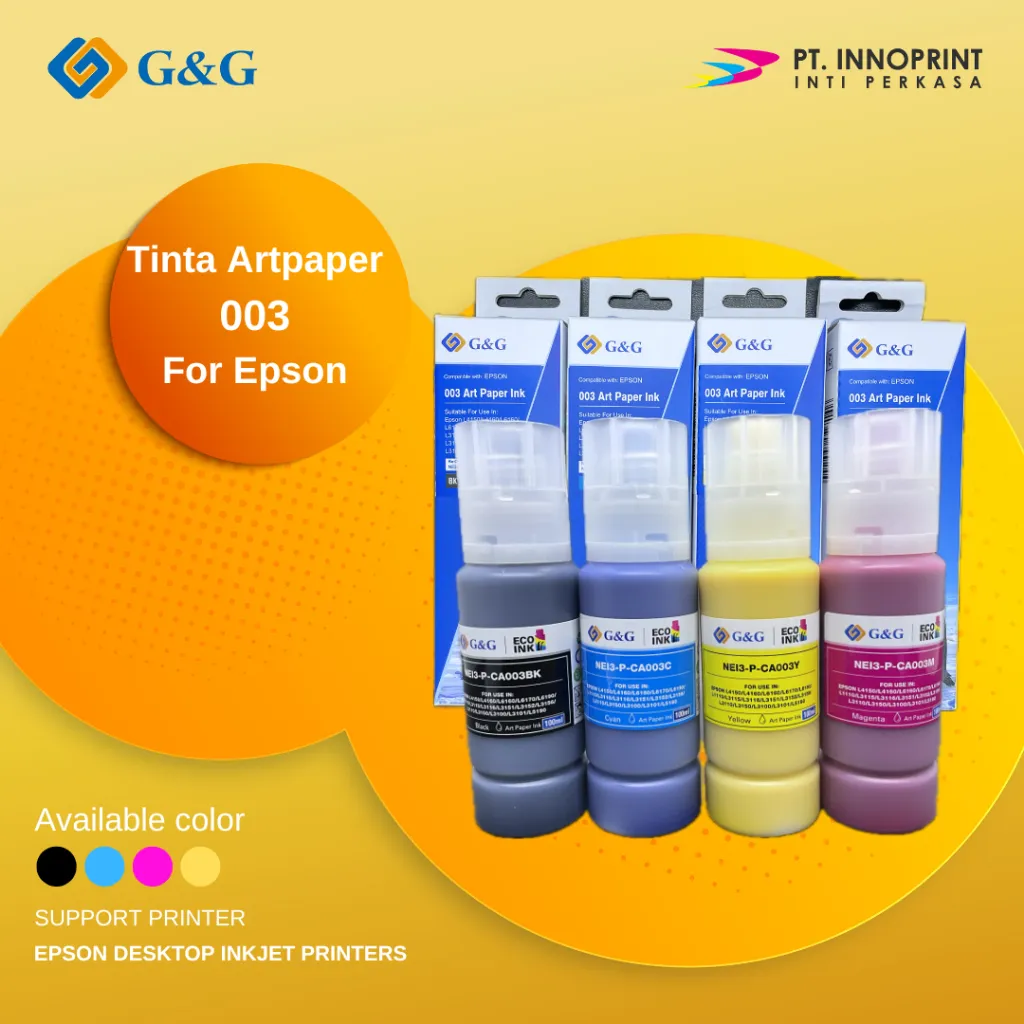 Tinta artpaper / art paper G&G tipe botol 003