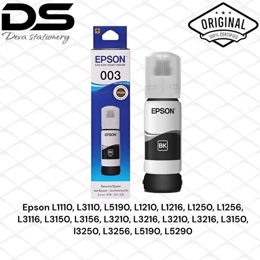 TINTA EPSON 003 BLACK ORIGINAL ISI 65ML