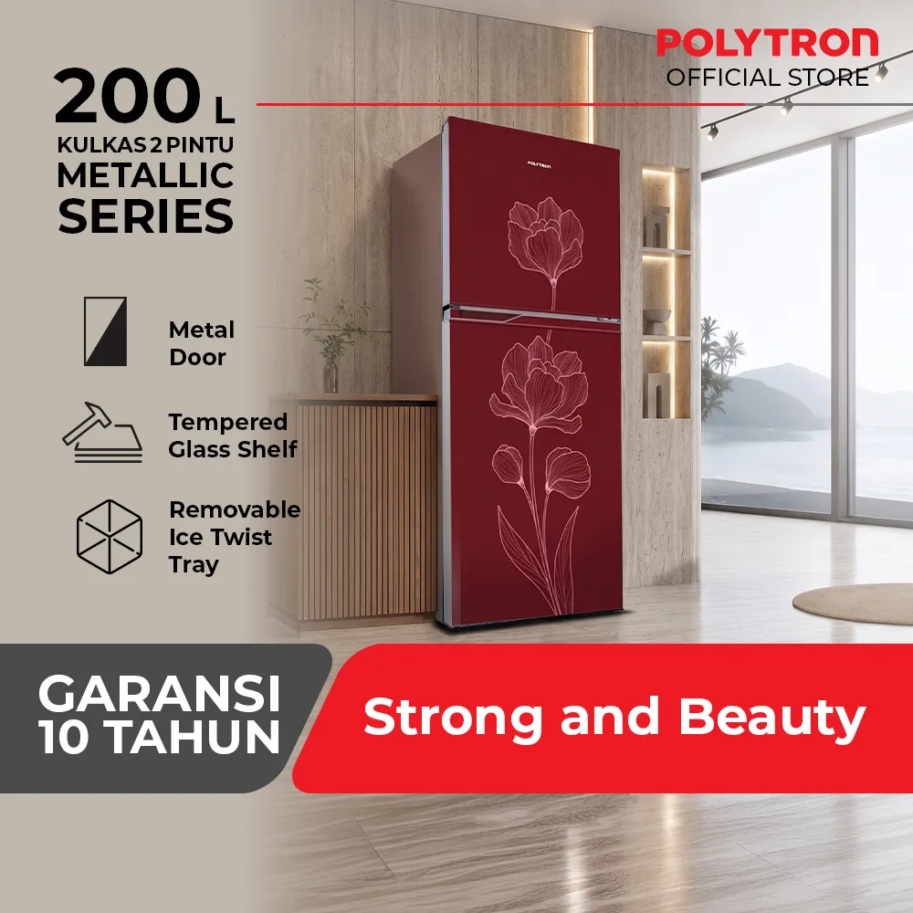 POLYTRON Kulkas 2 Pintu - PRB 200
