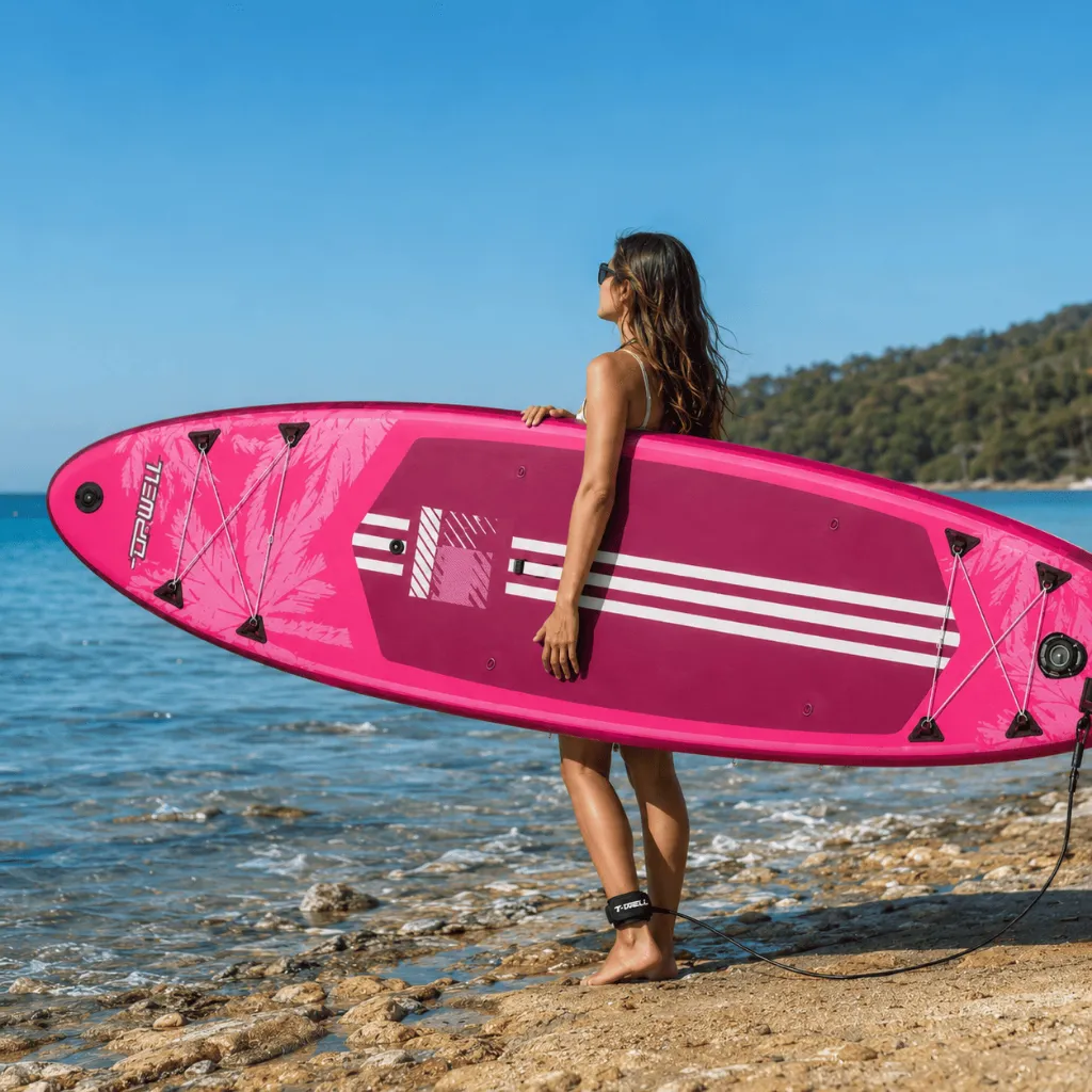 SUP Paddle Board Inflatable Papan Selancar Set Lengkap Papan Dayung Tiup Anti Slip