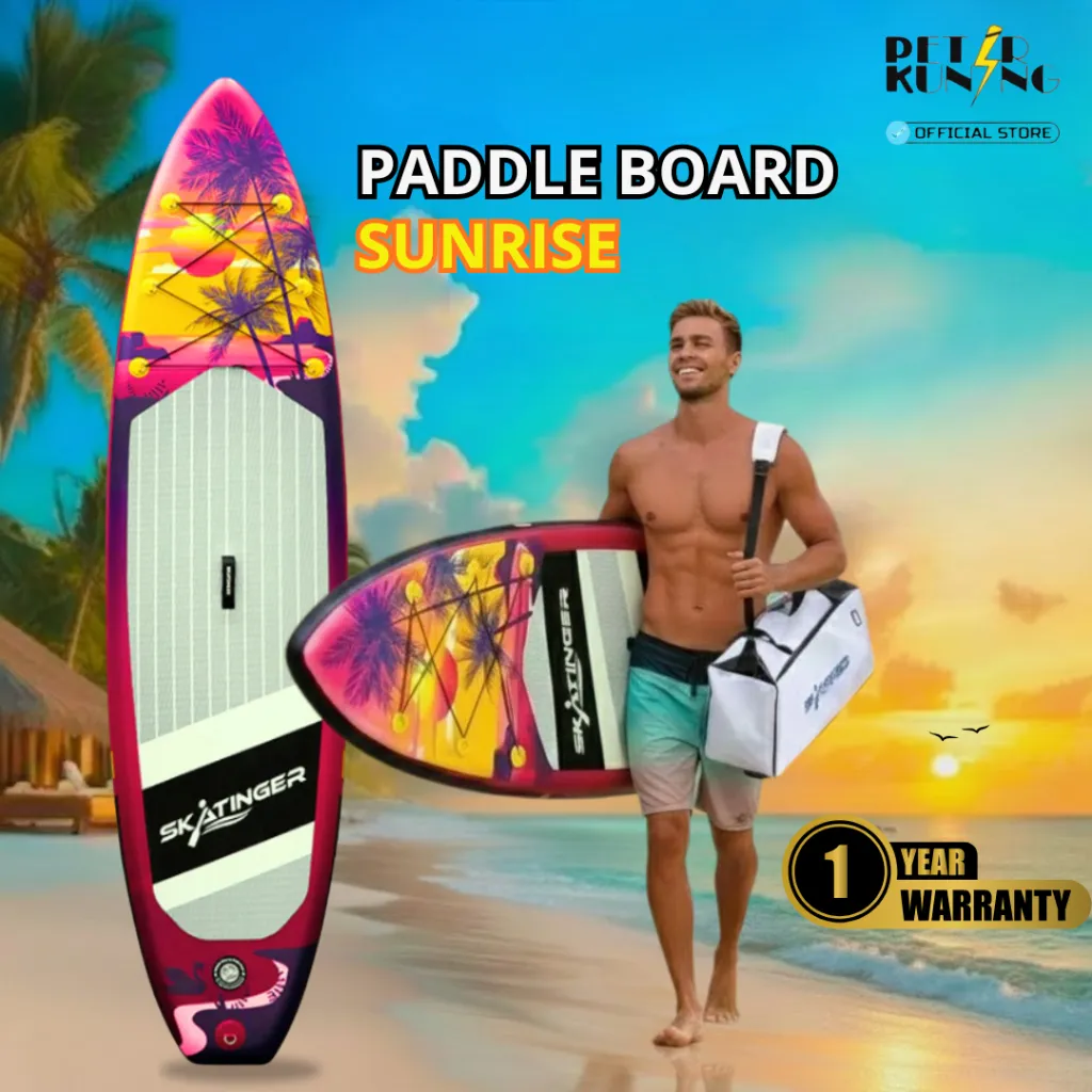 Paddel Board Sunrise Skatinger/ Surfboard / Papan Selancar Inflatable Stand Up