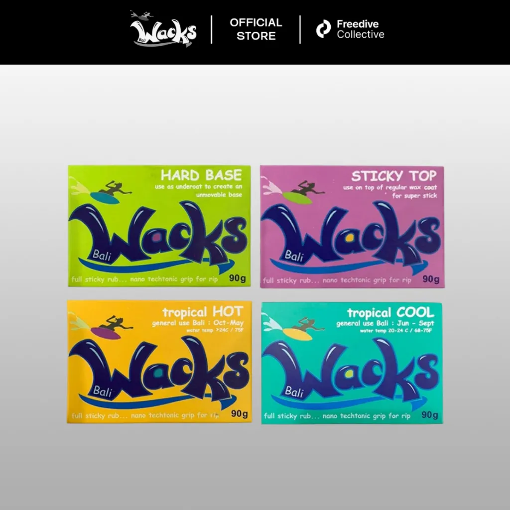 Bali Wacks Surf Wax Tropical Formula / Wax Papan Selancar Anti Slip untuk Surfing
