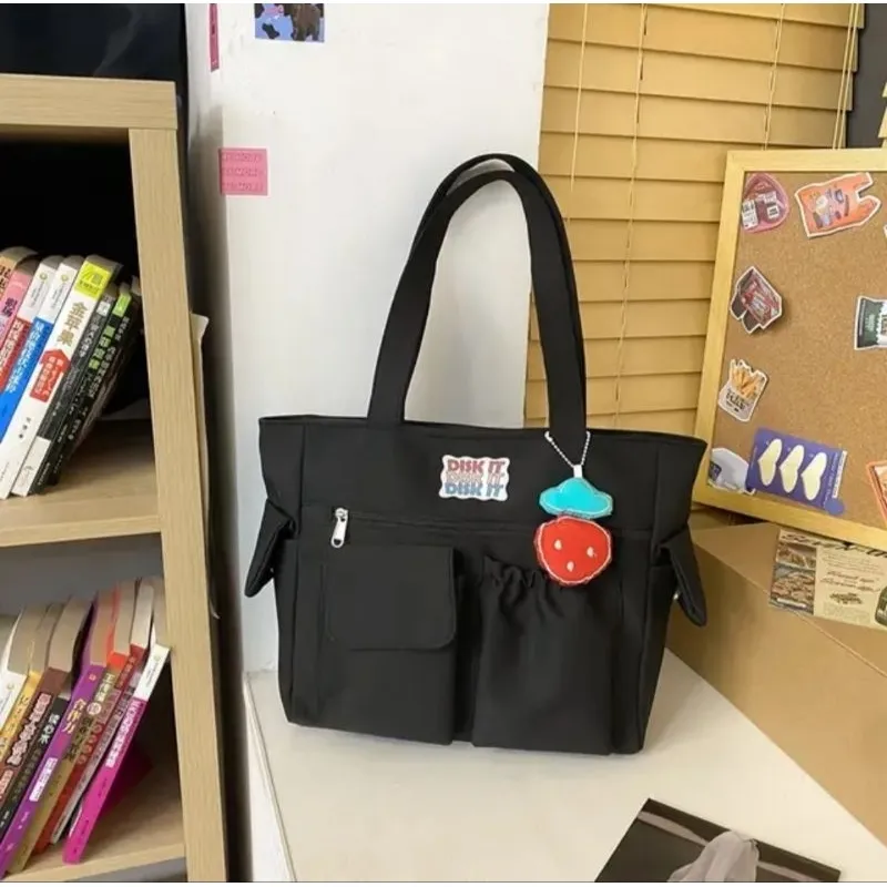 Tas Totebags Wanita Korean Style Bahan Kanvas Tas Selempang Tas Tote Bags Sling Bags Cocok Buat Wanita Kuliah & Kerja Waterproof and water refellent anti air