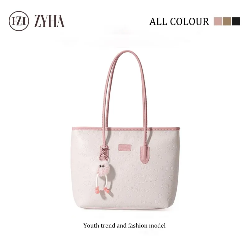ZYHA - VIESTY Tas Tote Bag Kuliah Wanita Jinjing Terbaru Totebag Korea Shoulder Bag Tas Bahu Kekinian Terbaru Ootd 86