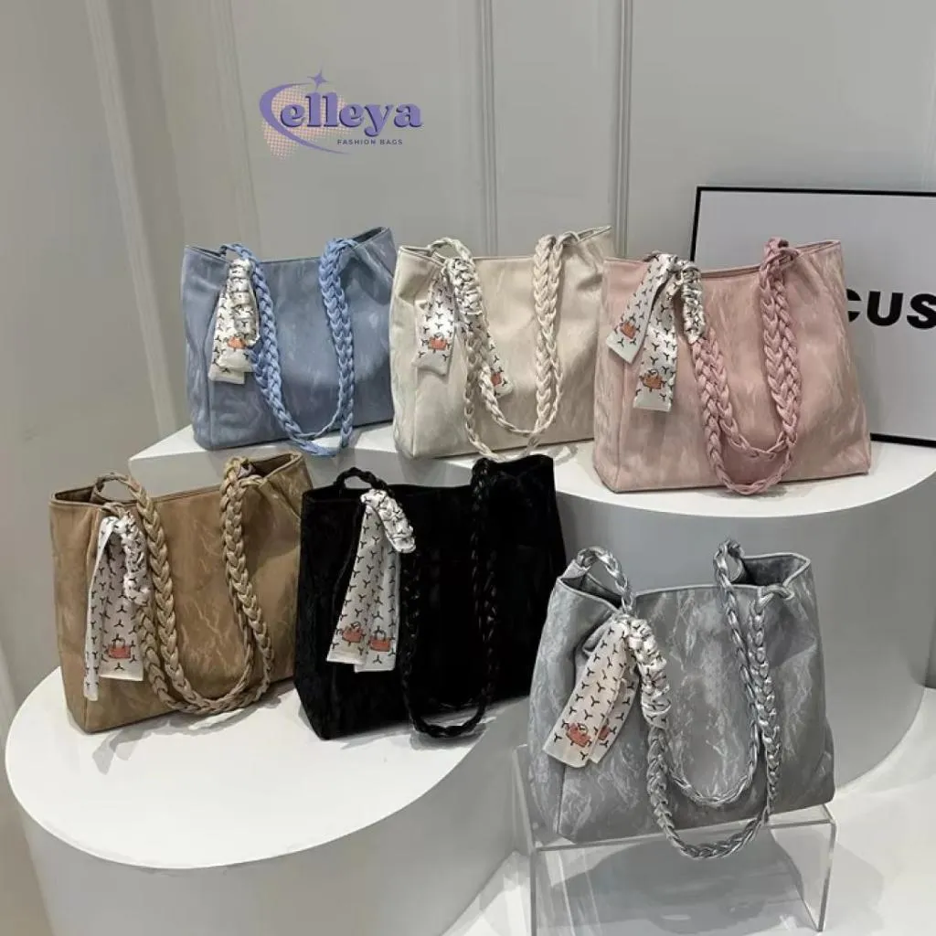 BALLEYA BAGS - Totebag Wanita Kuliah Motif Cloud Series Tas Bahu Wanita Import