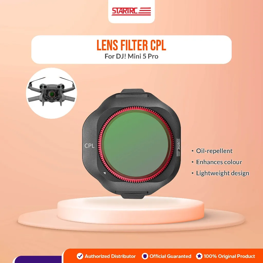 STARTRC Lens Filter CPL For DJ! Mini 5 Pro CPL Filter Drone Enhances Colour Saturation - 12030153