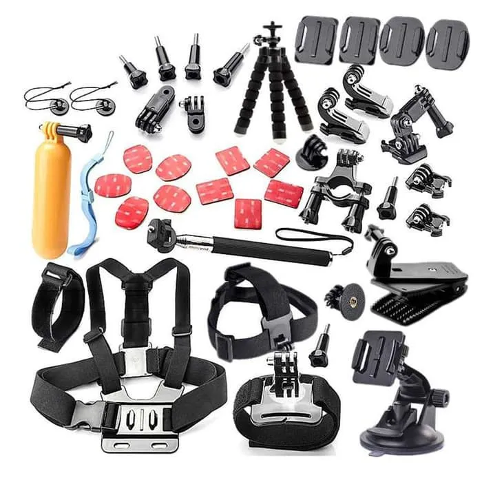 Paket Aksessories GOPRO - XIAOMI - Osmo - Paket Acc Gopro Action Cam Full Set-Murah & Komplit