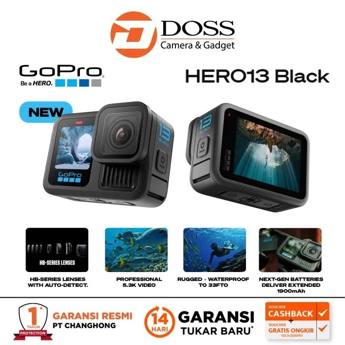 GoPro Hero 13 Black Action Cam Camera Go Pro Hero13