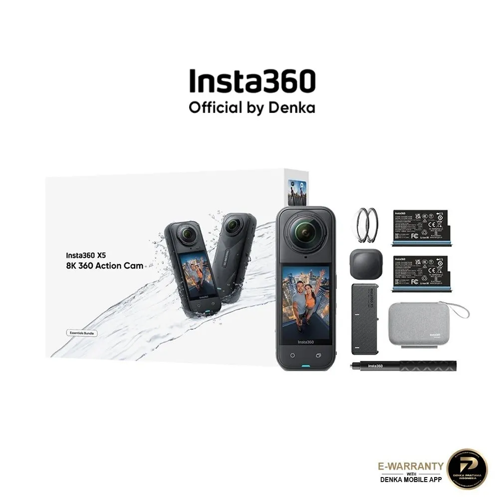 Insta360 X5 Action Camera 360° 8K/ HDR/ Waterproof/ Fast Charging/ Horizon Lock